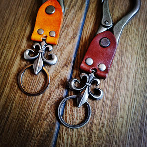 Vintage hakiki deri anahtarlık Punk tarzı el yapımı anahtarlıklar tuşları <span class=keywords><strong>Fob</strong></span> - Product Image 5