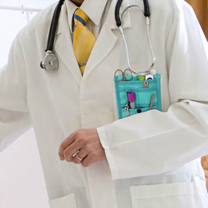 Organizador de Bolsillo para Bolígrafos, para Uso Médico en Hospitales y Oficinas, Material de Nailon, Apto Enterprises AE-4823, Diseño Personalizado - Product Image 1