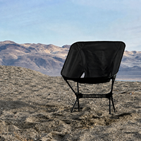 Chaise de camping portable légère NBT pour l'extérieur, chaise de camping pliable ultralégère compacte avec sac de transport, charge maximale de 400 lb