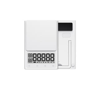 Mini balance de cuisine numérique 1000g 0.1g, balance de précision pour la pâtisserie, la cuisson, la mesure des aliments, en plastique blanc - Product Image 3