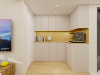 Armario de Madera para Guardar Ropa, Armario de Esquina de 3 Puertas, Armario de Madera de Lujo Integrado, Muebles Modernos para Guardar Ropa en el Dormitorio