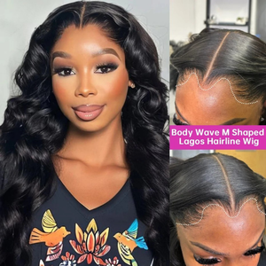 Parrucca Frontale in Pizzo a Forma di M con Onde Naturali, Capelli Umani Vietnamiti Grezzi, Frontale 13x4 Pre-Sfoltito, Parrucche Frontali in Pizzo HD con Attaccatura Naturale - Product Image 2