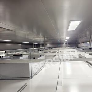 Solutions modulaires pour salles blanches alimentaires |   Conception hygiénique et écoénergétique, élimination de la poussière, nouvelle version en acier inoxydable, garantie de 3 ans - Product Image 3