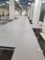 Système de plancher surélevé en cassette, plancher surélevé en métal