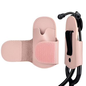Étui pour stéthoscope portable en cuir PU, fermeture Velcro, 20x10.5cm, housse de protection pour usage médical - Product Image 3