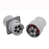 Connecteur de type adaptateur à 5 broches avec boîtiers en nylon, adapté aux capteurs et actionneurs industriels