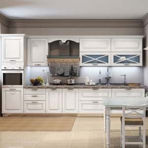 Isla de Cocina Prefabricada Pequeña, Móvil y Portátil, con Gabinetes de Madera Maciza y Encimera de Mármol - Product Image 6