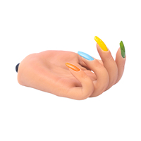 Fournitures pour ongles Misbeauty, outil de manucure, main d'entraînement en silicone pour la pratique des ongles simulés, pour salon ou application de beauté des ongles à domicile