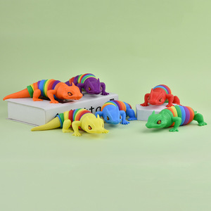 Vendita calda decompressione giocattoli animali decompressione cartone animato lumache nodose puzzle per bambini lucertole mutanti divertenti - Product Image 4