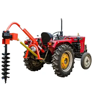 Ad alta efficienza foro scavatrice trapano 25hp 50hp trattore montato 3 punti Pto foro scavatore per la piantagione di alberi