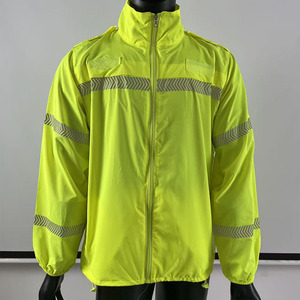Chaleco de Seguridad Reflectante de Manga Larga para Carreteras con Tiras de Seguridad/Ropa de Trabajo de Ingeniería de Construcción - Product Image 2
