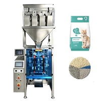 Mesin Pengemas Otomatis Sistem Penimbangan Kombinasi VFFS dan Timbangan untuk Kemasan Kopi 1kg dengan Segel Belakang