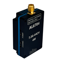 Émetteur vidéo Peakfpv Thor T67 de remplacement T6704 6.1-7.2GHz VTX 64CH 4W (25mW/500mW/800mW/2.5W/4W) réglable pour drone FPV