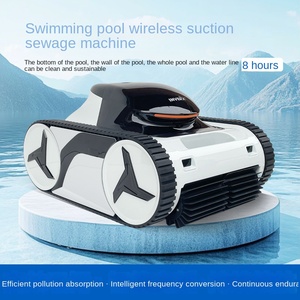 Robot automático de limpieza de piscinas, máquina de succión de aguas residuales inalámbrica subacuática, Herramientas de limpieza de piscinas, accesorios - Product Image 3