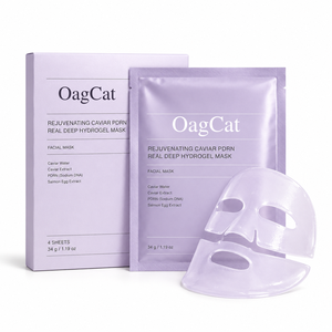 Mascarilla Facial <span class=keywords><strong>de</strong></span> Hidrogel con <span class=keywords><strong>Caviar</strong></span> <span class=keywords><strong>de</strong></span> Lujo y PDRN, Reafirmante Profunda, Potenciadora <span class=keywords><strong>de</strong></span> Luminosidad, Rejuvenecedora, Antienvejecimiento, con Biocolágeno - Product Image 1