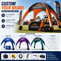 Carpa Inflable Impermeable CATC con Logotipo Personalizado, Toldo Resistente para Todoterreno 4x4, Exhibición de Expedición por el Desierto