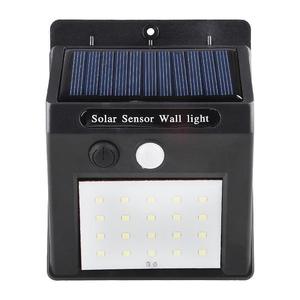 Luz de pared con Sensor humano <span class=keywords><strong>para</strong></span> patio y jardín al aire libre, carga Solar, brillo inteligente, ajuste automático, 4 lados luminosos - Product Image 5