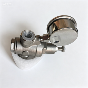 Vanne <span class=keywords><strong>de</strong></span> réduction <span class=keywords><strong>de</strong></span> <span class=keywords><strong>pression</strong></span> d'<span class=keywords><strong>eau</strong></span> en acier inoxydable 304 DN15 PN16 avec manomètre, régulateur <span class=keywords><strong>de</strong></span> <span class=keywords><strong>pression</strong></span> fileté réglable pour l'alimentation en <span class=keywords><strong>eau</strong></span> - Product Image 3