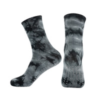 Calcetines de Yoga Antideslizantes Tie Dye para Mujer, Calcetines de Pilates con Agarre para Otoño, Calcetines Antideslizantes para Barre Dance y Uso en Casa, Venta al por Mayor Personalizada