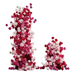 Premium <b>Silk</b> <b>Flower</b> Arch Wedding Floral Decor For Ceremony And Reception Backdrop - Product Image 6