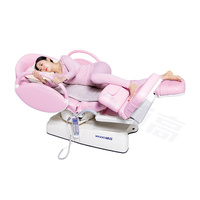 Lit d'accouchement gynécologique réglable WEGO MEDICAL, chaise d'accouchement hydraulique, poignée ABS, modèle WG-DC02, garantie 3 ans