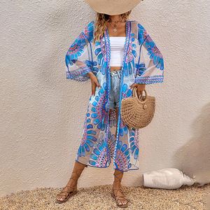 Nuovo Abito Estivo da Spiaggia 2025 per Donna, Cardigan Casual in <span class=keywords><strong>Pizzo</strong></span> per Vacanze, <span class=keywords><strong>Copricostume</strong></span> Bikini e Abbigliamento Protettivo Solare - Product Image 4