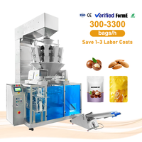 Machine automatique multifonctionnelle pour la distribution de sucre, le pesage, l'emballage et le remplissage des noix de cajou.