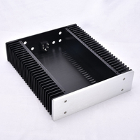 KYYSLB311 * 260*70mm Tout En Aluminium Amplificateur Châssis CNC Boîte Maison DIY Boîtier avec Trous De Refroidissement Maison Audio Amplificateur Cas Shell