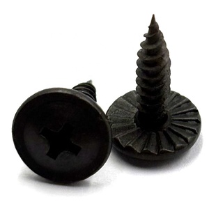 Vis autotaraudeuses à tête bombée phosphatées noires en gros pour usine - Product Image 3