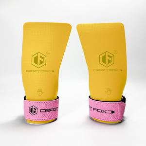 疯狂狐狸体操握把健身房运动举重无指碳握把健身力量训练卡勒拉斯交叉健身 - Product Image 3