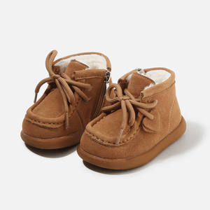 أحذية أنيقة متعددة الاستخدامات للفتيات، إصدار جديد لخريف وشتاء، أحذية أميرات كورية بنعل ناعم مضاد للانزلاق مصنوعة من القطن - Product Image 3