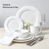 Vaisselle en céramique et porcelaine de haute qualité, écologique, en gros, compatible micro-ondes, lave-vaisselle et four, style minimaliste portable