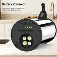 Dispensador de Jabón Líquido Automático Sin Contacto de Acero Inoxidable de 350 ml con Certificación CE FCC, Sensor Infrarrojo, 4 Niveles Ajustables, Venta al Por Mayor