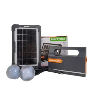 OEM/ODM available Emergency Supply Solar Energy Station Portable Solar Multifunction Lighting System With Light Bulb