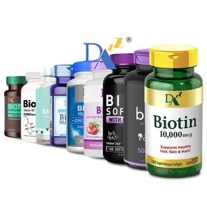 Beste Supplement Voor Haargroei Biotine Collageen Keratine Biotine Softgel Capsule