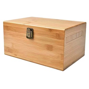 Custom LOGO Smoking Accessories Wooden Rolling Tray Smell Proof Stoner Storage <strong>Herb</strong> Tobacco Bamboo Stash <strong>Box</strong> with Lock Combo Kit - Product Image 2