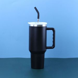 Gobelet de voyage isotherme sous vide 40oz H3.0 avec poignée, couvercle et paille, antidérapant, couleur personnalisée ODM - Product Image 6