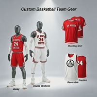 Entrega Rápida: Equipamiento Deportivo Personalizado y Resistente para Equipos de Baloncesto, para Ligas de Baloncesto de Viaje, Ropa Deportiva de Élite con Soporte de Diseño Integral