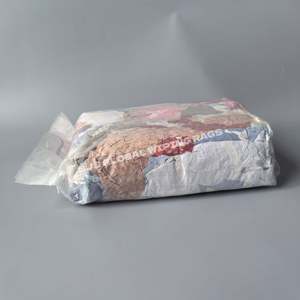 Trapos de tela de algodón 100% desmenuzado, trapos de algodón de colores para limpieza - Product Image 1