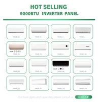 AC Split Wall Inverter 24000BTU R410a Efisiensi Tinggi Pendingin Pemanas untuk Rumah Tangga Kelas A++ Hemat Energi
