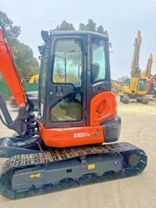 สภาพดี ผลิตในญี่ปุ่น รถขุดมือสอง Kubota KX057-4 แท้ 5.5 ตัน ขายในจีน - Product Image 1