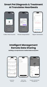 เครื่องฟังเสียงสัตว์เลี้ยงแบบมืออาชีพ พร้อมโหมดฟังเสียงหัวใจและปอด ใช้ซ้ำได้ เป็นมิตรกับสิ่งแวดล้อม สำหรับการตรวจสุขภาพสัตว์ - Product Image 6