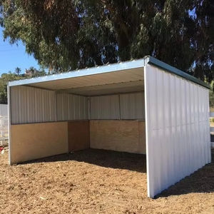 Abri pour chevaux de qualité supérieure avec toit, abri de terrain pour chevaux - Product Image 2