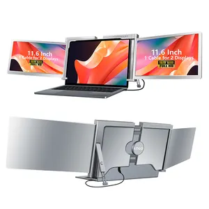 2024 nóng bán 11.6 inch ba màn hình di động cho máy tính xách tay LED Backlit IPS Bảng điều chỉnh 16:9 Tỉ lệ màn hình Extender