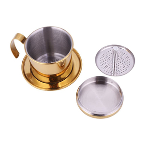 Filtro per Caffè Cold Brew Portatile in Metallo Riutilizzabile Vietnamita Filtro per Caffè a Goccia in Acciaio Inossidabile - Product Image 4