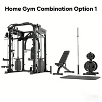 Ensemble de gym complet : Rack à squats, banc de musculation, disques de poids, tapis de sol – Usage domestique et commercial – Équipement de fitness de haute qualité à prix abordable
