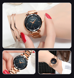 KINYUED Donne <span class=keywords><strong>Di</strong></span> <span class=keywords><strong>Orologi</strong></span> <span class=keywords><strong>di</strong></span> <span class=keywords><strong>Lusso</strong></span> Magnetica Cielo Stellato Femminile Orologio Al Quarzo Orologio Da Polso delle signore <span class=keywords><strong>di</strong></span> Modo orologio da polso - Product Image 3