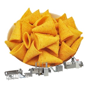 Máquina de aperitivos fritos Bugle, masa frita crujiente, máquina para hacer aperitivos de maíz chino, línea de producción de aperitivos Twist Bugles de masa frita - Product Image 5