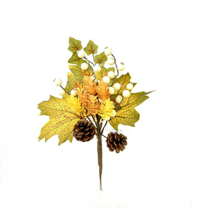 Oferta Especial: Corona Colgante para Puerta de Acción de Gracias, Flores Artificiales de Otoño con Simulación de Colores - Hoja de Arce, Girasol, Guirnalda, Navidad, Pascua - Product Image 1