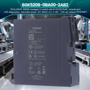 सीमेंस ब्रांड नया मूल 6gk52080B002ab2 स्केलेंस xb208 प्रबंधित नेटवर्क स्विच ईथरनेट स्विच <span class=keywords><strong>2</strong></span> 6gk5208-0B00-2ab2 - Product Image 2